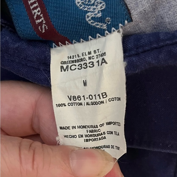 WRANGLER WESTERN SHIRT size medium. Blue, tan, red, and hunter green. - Picture 8 of 9